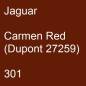 Preview: Jaguar, Carmen Red (Dupont 27259), 301.